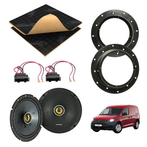 VW Caddy (2010 - 2020) Speaker Upgrade Kit - Kicker CS - Volkswagen