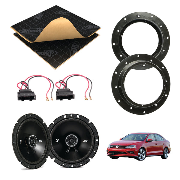 VW Jetta (2006 - 2018) Speaker Upgrade Kit - Kicker DS - Volkswagen