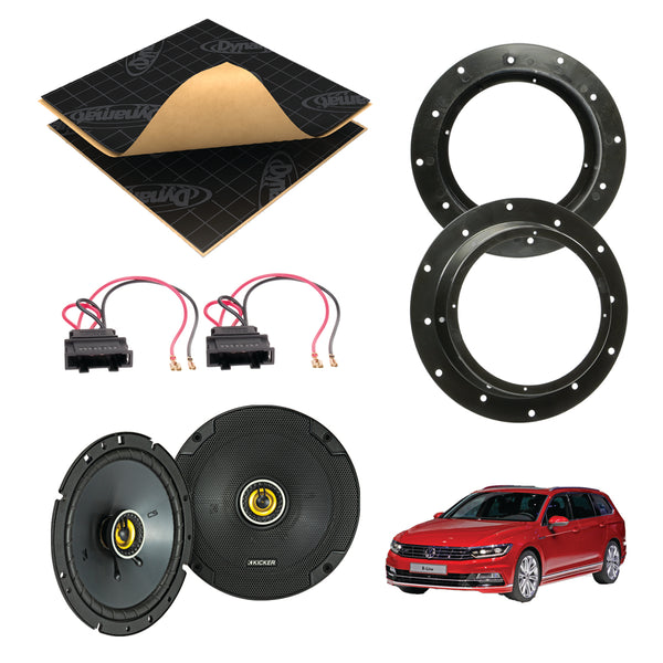 VW Passat B8 (2014 - 2023) Speaker Upgrade Kit - Kicker CS - Volkswagen