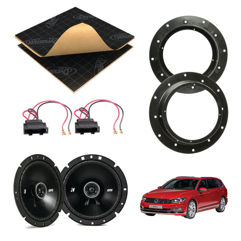 VW Passat B8 (2014 - 2023) Speaker Upgrade Kit - Kicker DS