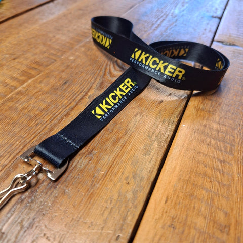 Black & Yellow Lanyard