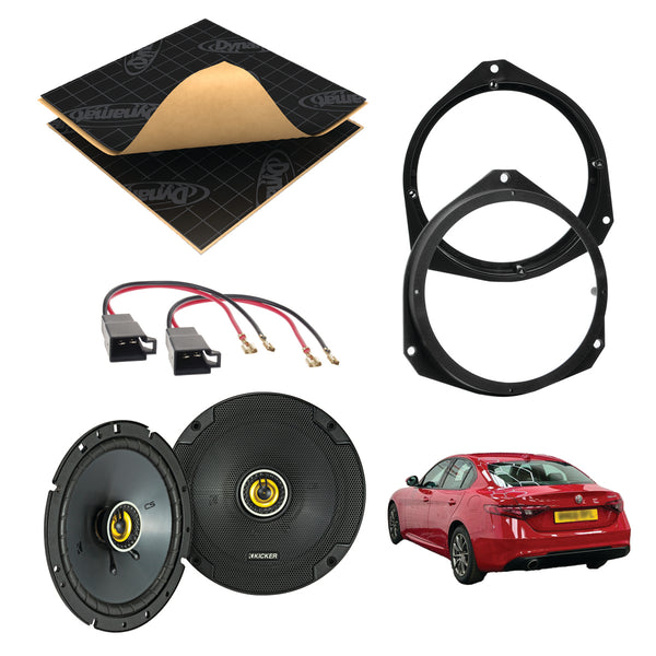 Alfa Romeo Giulia (2015 - 2026) Speaker Upgrade Kit - Kicker CS