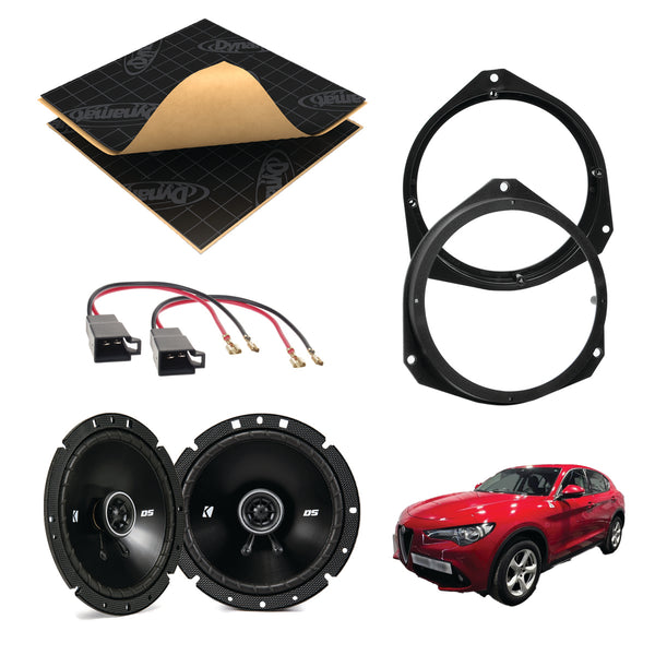 Alfa Romeo Stelvio (2016 - 2026) Speaker Upgrade Kit - Kicker DS