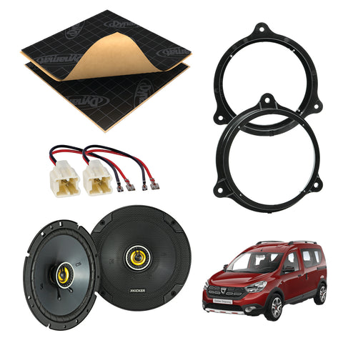 Dacia Dokker (2012 - 2021) Speaker Upgrade Kit - Kicker CS