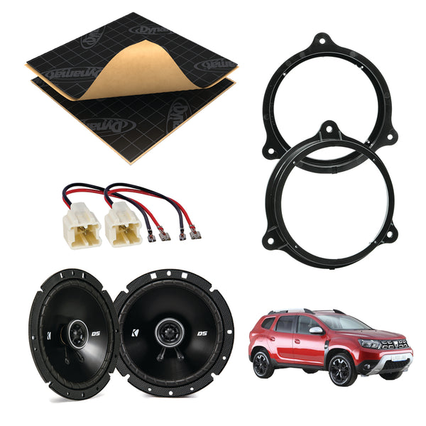 Dacia Duster (2010 - 2026) Speaker Upgrade Kit - Kicker DS 