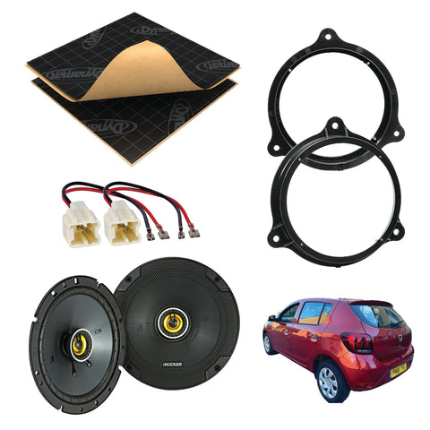 Dacia Sandero (2007 - 2026) Speaker Upgrade Kit - Kicker CS