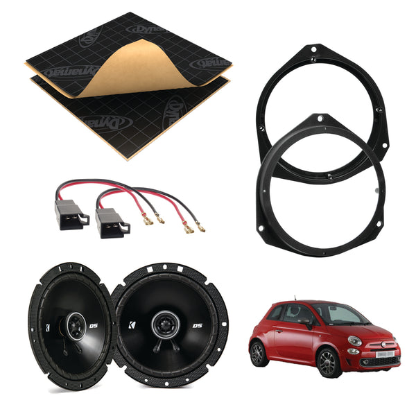 Fiat 500 (2016 - 2022) Speaker Upgrade Kit - Kicker DS