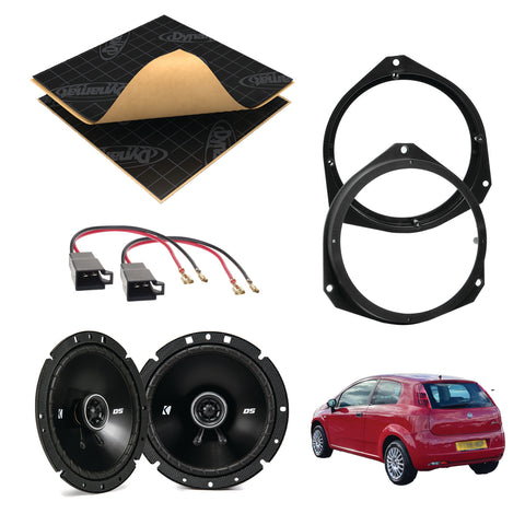 Fiat Grande Punto (2006 - 2010) Speaker Upgrade Kit - Kicker DS