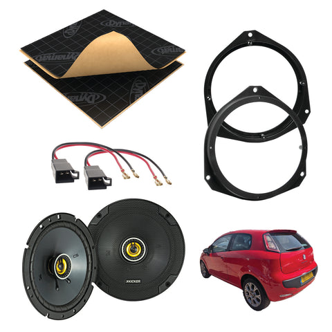 Fiat Grande Punto EVO (2010 - 2015) Speaker Upgrade Kit - Kicker CS