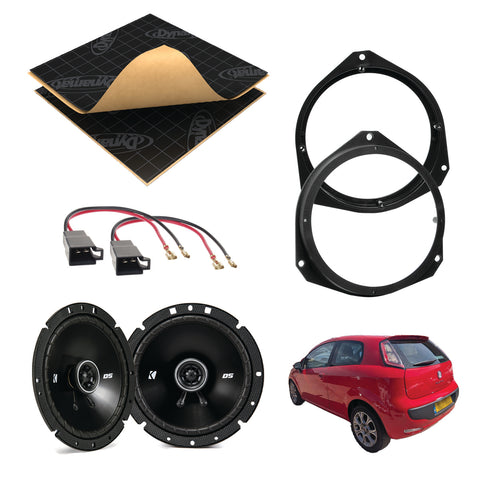 Fiat Grande Punto EVO (2010 - 2015) Speaker Upgrade Kit - Kicker DS