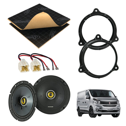 Fiat Talento (2016 - 2022) Speaker Upgrade Kit - Kicker CS
