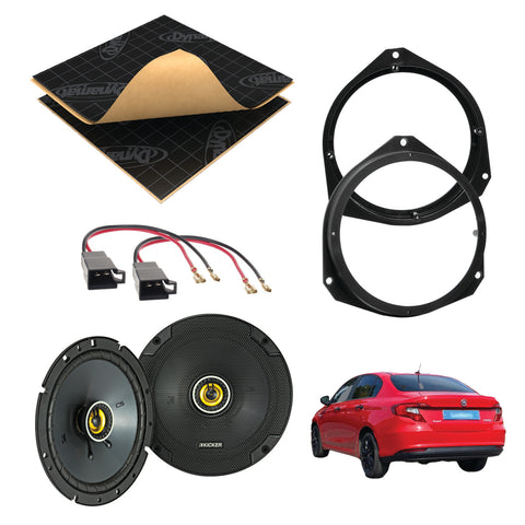 Fiat Tipo (2015 - 2026) Speaker Upgrade Kit - Kicker CS