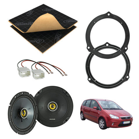 Ford C-Max (2003 - 2010) Rear Speaker Upgrade Kit - Kicker CS