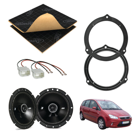 Ford C-Max (2003 - 2010) Rear Speaker Upgrade Kit - Kicker DS