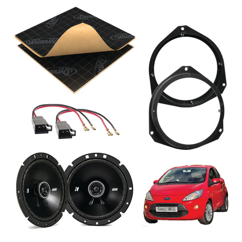 Ford KA MK2 (2009 - 2016) Speaker Upgrade Kit - Kicker DS
