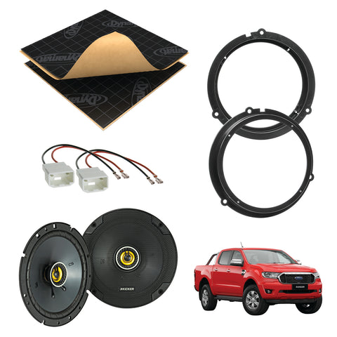 Ford Ranger 3rd Gen (2011 - 2022) Speaker Upgrade Kit - Kicker CS