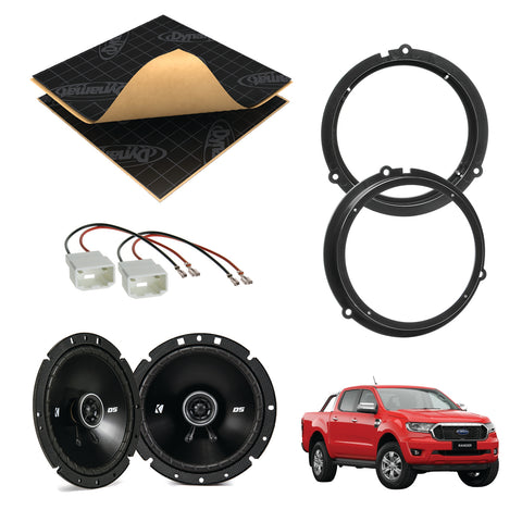 Ford Ranger 3rd Gen (2011 - 2022) Speaker Upgrade Kit - Kicker DS