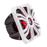 10" L7 Square White LED Subwoofer Grill