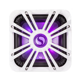 10" L7 Square White LED Subwoofer Grill