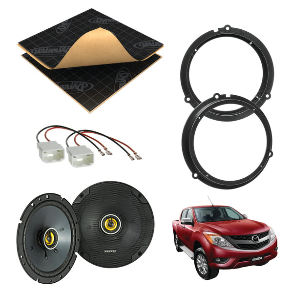 Mazda BT-50 (2011 - 2020) Speaker Upgrade Kit - Kicker CS