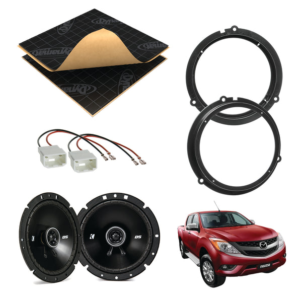 Mazda BT-50 (2011 - 2020) Speaker Upgrade Kit - Kicker DS