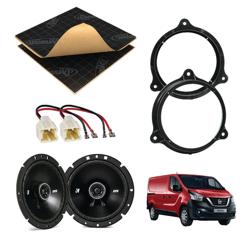 Nissan NV300 / NV400 (2011 - 2021) Speaker Upgrade Kit - Kicker DS