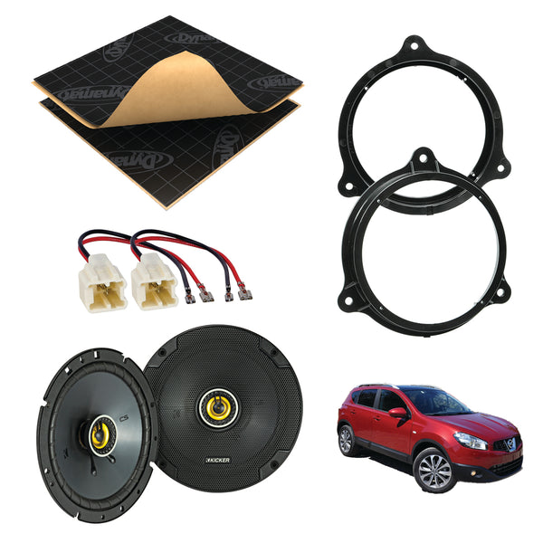 Nissan Qashqai (2007 - 2017) Speaker Upgrade Kit - Kicker CS