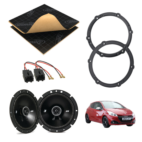 Peugeot 208 (2012 - 2019) Speaker Upgrade Kit - Kicker DS
