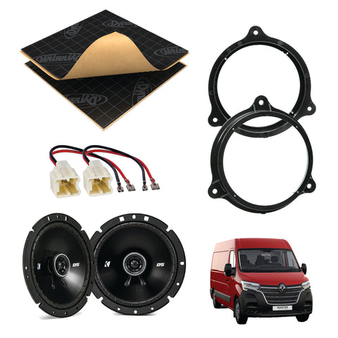 Renault Master (2020 - 2026) Speaker Upgrade Kit - Kicker DS