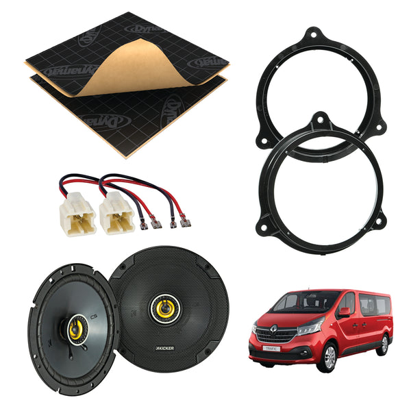 Renault Traffic (2014 - 2024) Speaker Upgrade Kit - Kicker CS