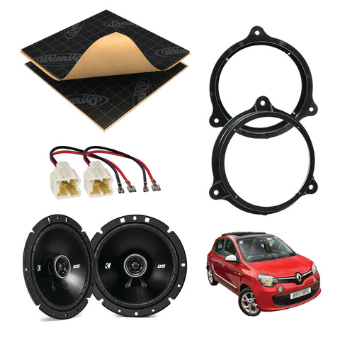 Renault Twingo (2014 - 2024) Speaker Upgrade Kit - Kicker DS