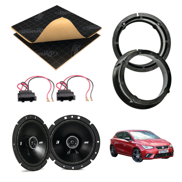 Seat Ibiza MK5 (2017 - 2026) Speaker Upgrade Kit - Kicker DS