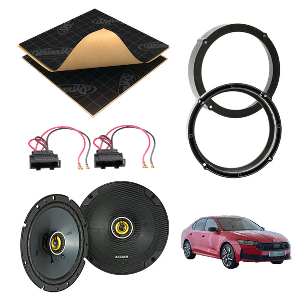 Skoda Octavia MK4 (2020 - 2026) Speaker Upgrade Kit - Kicker CS