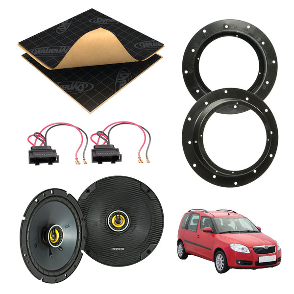Skoda Roomster (2006 - 2015) Speaker Upgrade Kit - Kicker CS - Skoda