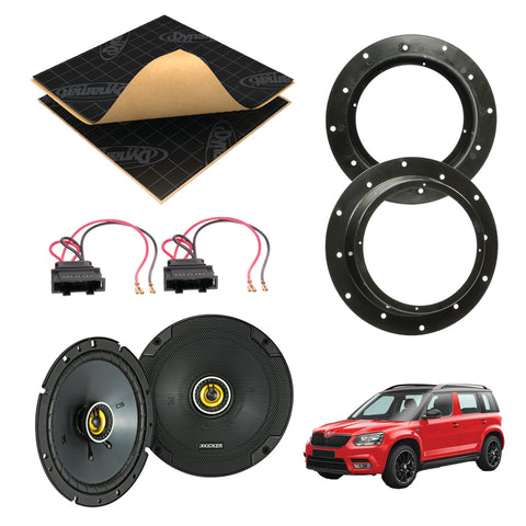 Skoda Yeti (2009 - 2017) Speaker Upgrade Kit - Kicker CS - Skoda