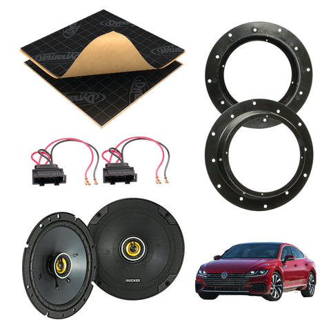 VW Areton (2017 - 2024) Speaker Upgrade Kit - Kicker CS - VW