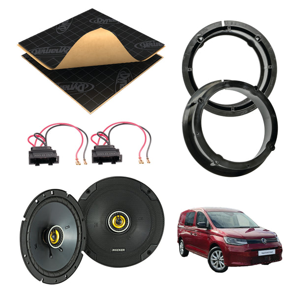 VW Caddy MK5 (2021 - 2026) Speaker Upgrade Kit - Kicker CS - Volkswagen