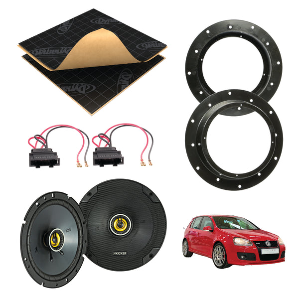 VW Golf MK5 Speaker Upgrade Kit - Kicker CS - Volkswagen