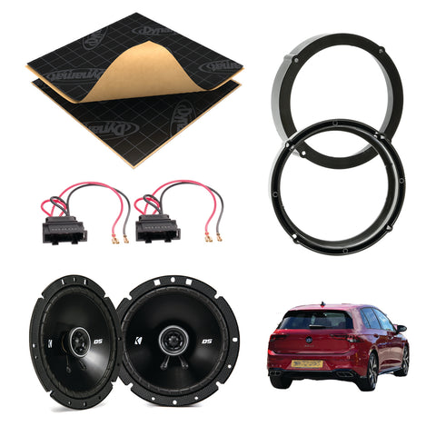 VW Golf MK8 (2020 - 2026) Speaker Upgrade Kit - Kicker DS - Volkswagen