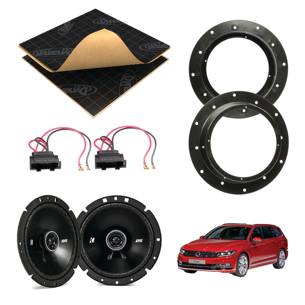 VW Passat B8 (2014 - 2023) Speaker Upgrade Kit - Kicker DS