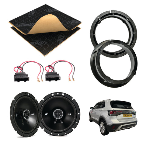 VW T-Cross (2019 - 2026) Speaker Upgrade Kit - Kicker DS - Volkswagen