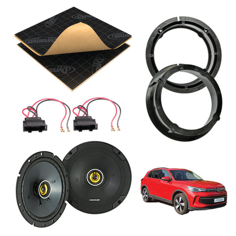VW Tiguan MK3 (2024 - 2026) Speaker Upgrade Kit - Kicker CS - Volkswagen