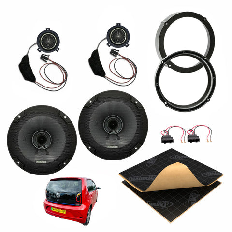 VW Up & E-Up (2013 - 2023) Component Speaker Upgrade Kit - Kicker CS - Volkswagen