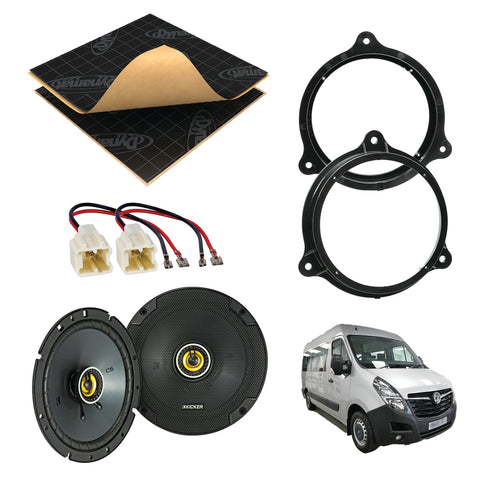 Vauxhall Movano (2020 - 2021) Speaker Upgrade Kit - Kicker CS