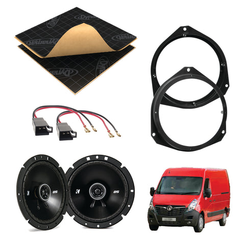 Vauxhall Movano (2022 - 2026) Speaker Upgrade Kit - Kicker DS