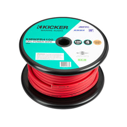 Marine 4AWG Red Power Cable - 100ft