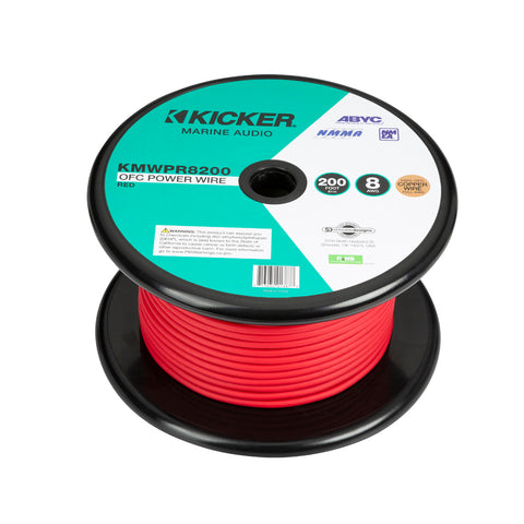 Marine 8AWG Red Power Cable - 200ft