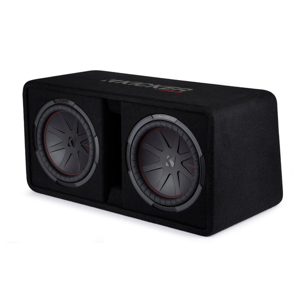 CompR Dual 12" Ported Loaded Enclosure - 2 Ohm