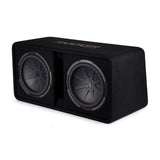 CompR Dual 12" Vented Loaded Enclosure - 2 Ohm