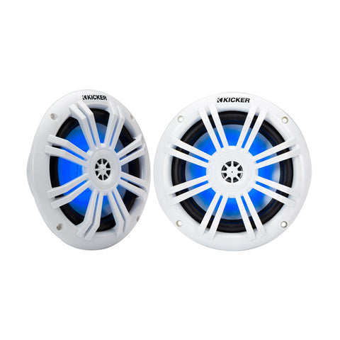 KM Marine 6.5" (165 mm) Coaxial Speaker System with LED Grills